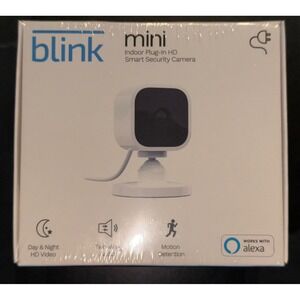 Blink Gen1 Mini Indoor Plug-In HD Smart Security Camera White BCM00300U NIB/BNIB